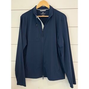 Southern‎ Tide Mens Bowline Navy Performance Jacket Medium preppy quiet luxury